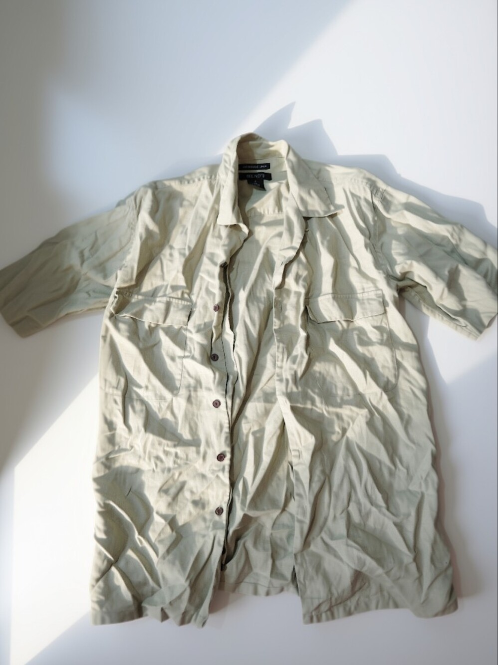Men's Lightweight Washable Linen Bruno Size Small